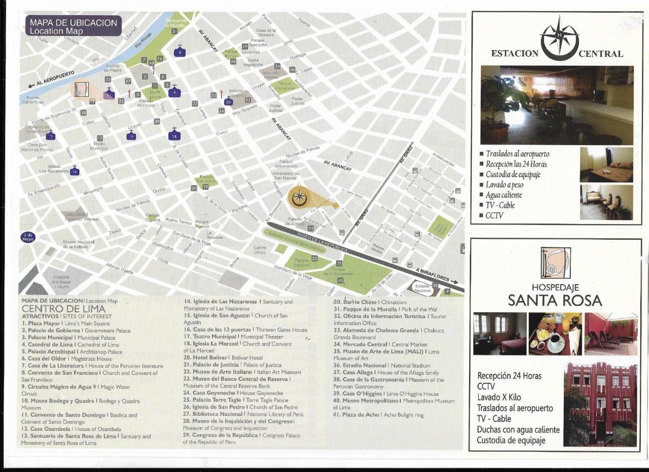 Hotel Estacion Central Lima Luaran gambar